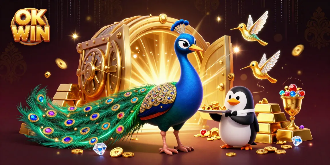 Play exciting games at OK WIN while enjoying extravagant visuals and golden treasures.