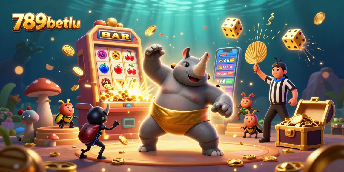 Experience exciting wins at 789betlu with a dynamic jackpot scene featuring playful characters.