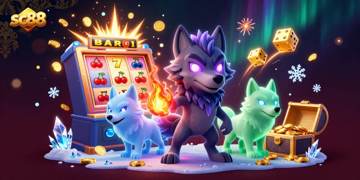 Spin the reels with sc88's electrifying jackpot adventure featuring mystical wolves.