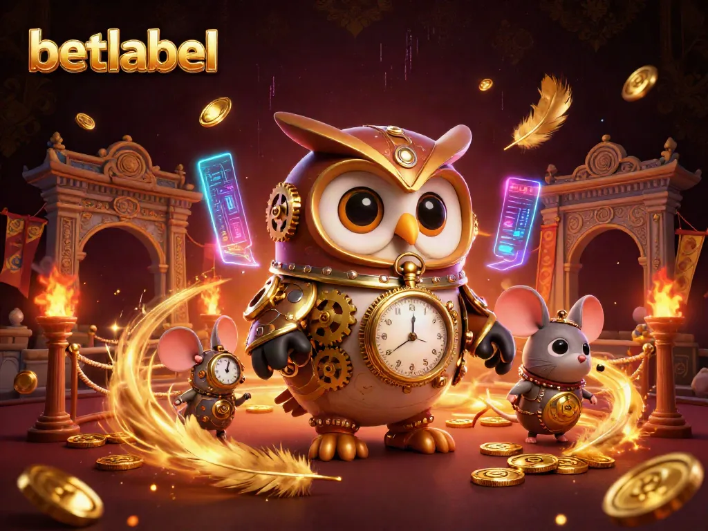 Betlabel features an exciting steampunk-themed illustration of a casino adventure.