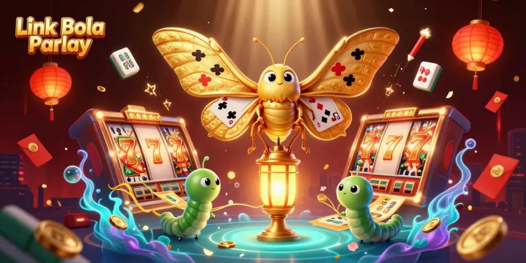Engage with Link Bola Parlay for a thrilling casino experience featuring colorful slots and vibrant jackpot symbols.