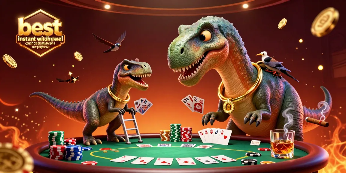 Experience the excitement at the best instant withdrawal casinos in Australia for payouts with vibrant 3D casino elements.