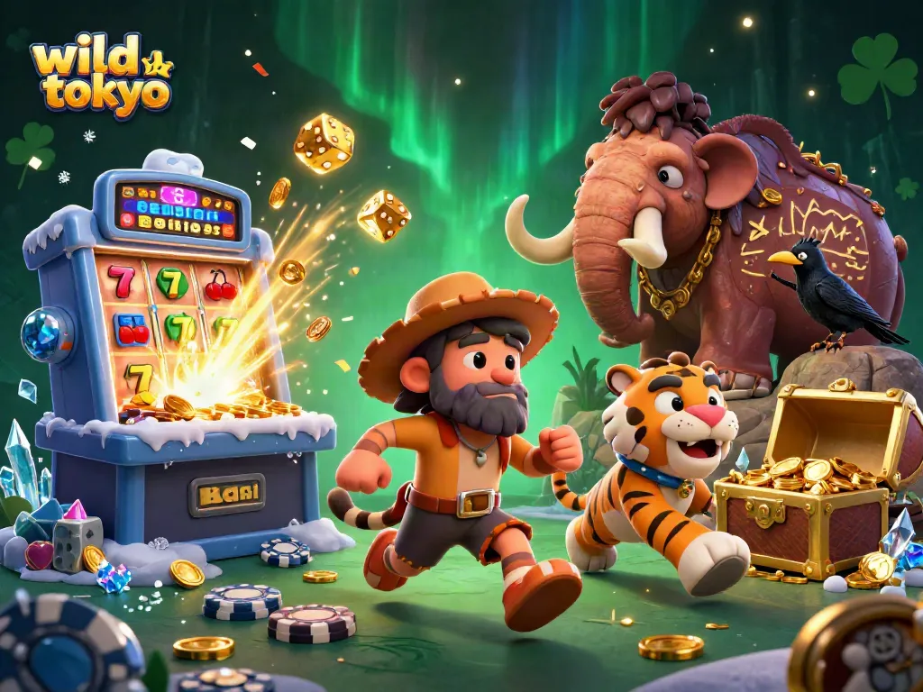 Spin to win at wild tokyo with a thrilling casino filled with vibrant 3D elements.