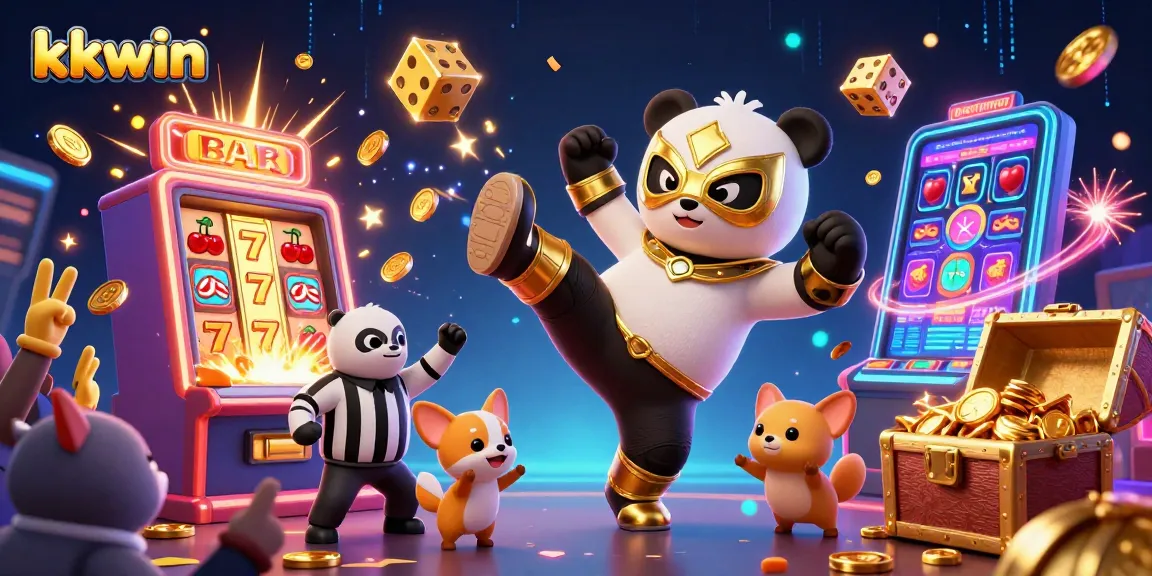 Experience the thrill of kkwin with spectacular slot machine jackpots and animated animal characters.
