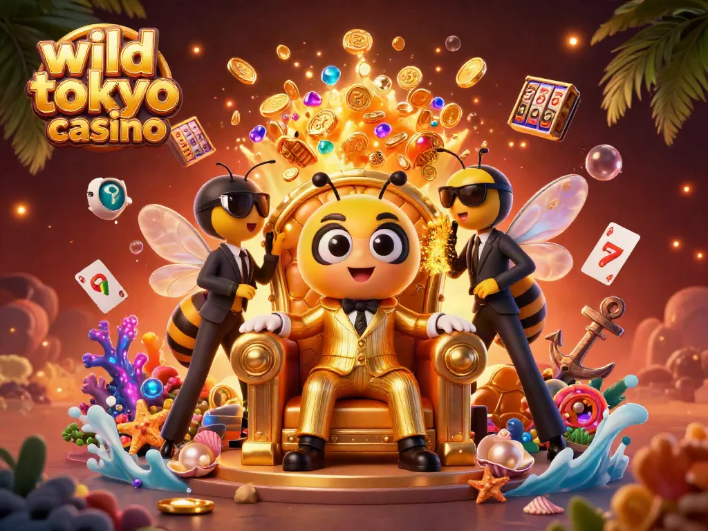 Engage with wild tokyo casino visuals featuring vibrant characters and dynamic slot elements.