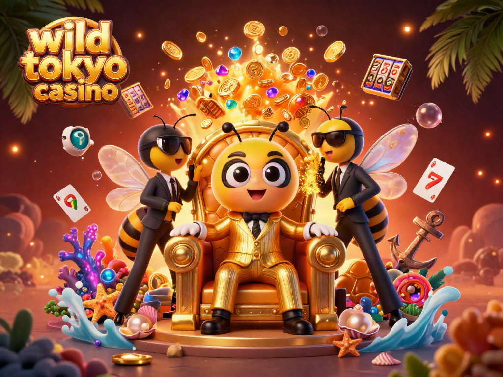 Engage with wild tokyo casino visuals featuring vibrant characters and dynamic slot elements.